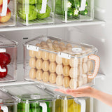 Maxbell Refrigerator Storage Box Refrigerator Organizer Bin for Restaurant Apartment White