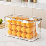 Maxbell Refrigerator Storage Box Refrigerator Organizer Bin for Restaurant Apartment White