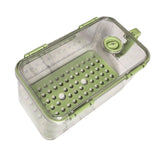 Maxbell Refrigerator Storage Box Refrigerator Organizer Bin for Restaurant Apartment Green