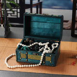 Maxbell Jewelry Storage Box Elegant Desktop Trinket Box for Earrings Bracelets Rings