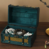 Maxbell Jewelry Storage Box Elegant Desktop Trinket Box for Earrings Bracelets Rings