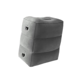 Maxbell Inflatable Travel Foot Rest Pillow Portable Plane Footrest Pillow for Adults