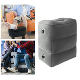 Maxbell Inflatable Travel Foot Rest Pillow Portable Plane Footrest Pillow for Adults