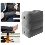 Maxbell Inflatable Travel Foot Rest Pillow Portable Plane Footrest Pillow for Adults
