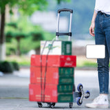 Maxbell Folding Hand Truck Adjustable Foldable Hand Cart for Warehousing Home Office
