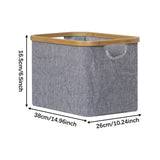 Maxbell Foldable Washing Basket without Lid Organiser for Living Room Apartment Dorm