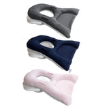 Maxbell Face Down Pillow Neck Support Multifunctional Soft Face Cushion Prone Pillow Gray