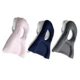 Maxbell Face Down Pillow Neck Support Multifunctional Soft Face Cushion Prone Pillow Gray