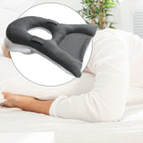 Maxbell Face Down Pillow Neck Support Multifunctional Soft Face Cushion Prone Pillow Gray