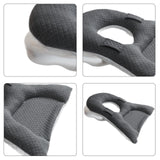 Maxbell Face Down Pillow Neck Support Multifunctional Soft Face Cushion Prone Pillow Gray