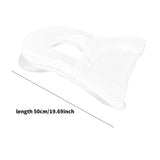 Maxbell Face Down Pillow Neck Support Multifunctional Soft Face Cushion Prone Pillow Gray