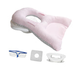 Maxbell Face Down Pillow Neck Support Multifunctional Soft Face Cushion Prone Pillow Pink