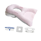 Maxbell Face Down Pillow Neck Support Multifunctional Soft Face Cushion Prone Pillow Pink