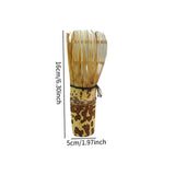 Maxbell Bamboo Matcha Whisk Matcha Stirrer for Kitchen Household Gift for Tea Lovers Style C