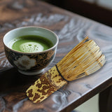 Maxbell Bamboo Matcha Whisk Matcha Stirrer for Kitchen Household Gift for Tea Lovers Style C