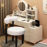 Maxbell Vanity Chair Modern with Backrest Comfortable for Dorm Living Room Apartment Black Leg