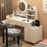 Maxbell Vanity Chair Stable Decoration Comfortable for Apartment Living Room Bedroom Black Leg