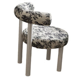 Maxbell Vanity Chair Stable Decoration Comfortable for Apartment Living Room Bedroom White Leg