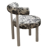 Maxbell Vanity Chair Stable Decoration Comfortable for Apartment Living Room Bedroom White Leg