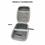 Maxbell Carrying Case for Upper Arm Pressure Monitor Portable Hard Travel Case Gray