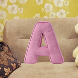 Maxbell Letter Plush Pillow Ornament Educational Plush Toy for Couch Bed Letter A