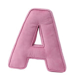 Maxbell Letter Plush Pillow Ornament Educational Plush Toy for Couch Bed Letter A