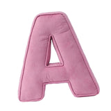 Maxbell Letter Plush Pillow Ornament Educational Plush Toy for Couch Bed Letter A