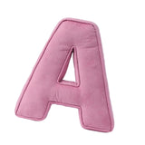 Maxbell Letter Plush Pillow Ornament Educational Plush Toy for Couch Bed Letter A