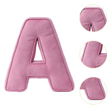 Maxbell Letter Plush Pillow Ornament Educational Plush Toy for Couch Bed Letter A