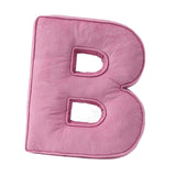Maxbell Letter Plush Pillow Ornament Educational Plush Toy for Couch Bed Letter B