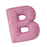 Maxbell Letter Plush Pillow Ornament Educational Plush Toy for Couch Bed Letter B