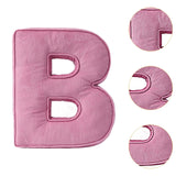 Maxbell Letter Plush Pillow Ornament Educational Plush Toy for Couch Bed Letter B