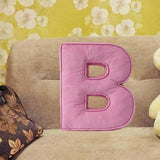 Maxbell Letter Plush Pillow Ornament Educational Plush Toy for Couch Bed Letter B
