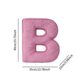 Maxbell Letter Plush Pillow Ornament Educational Plush Toy for Couch Bed Letter B