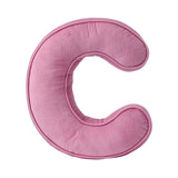 Maxbell Letter Plush Pillow Ornament Educational Plush Toy for Couch Bed Letter C