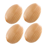Maxbell 4Pcs Wall Hooks Garage Home Utility Ropes Robe Hat Bedroom Wooden Coat Hooks