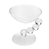 Maxbell Glass Dessert Bowl Multifunctional Food Container for Candy Appetizer Sundae Clear