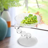 Maxbell Glass Dessert Bowl Multifunctional Food Container for Candy Appetizer Sundae Clear