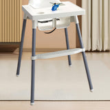 Maxbell High Chair Foot Rest Easy to Install Comfortable Portable Highchair Footrest White