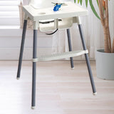 Maxbell High Chair Foot Rest Easy to Install Comfortable Portable Highchair Footrest White