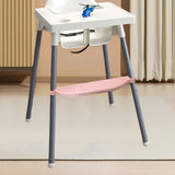 Maxbell High Chair Foot Rest Easy to Install Comfortable Portable Highchair Footrest Pink