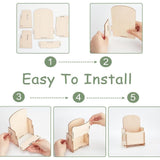 Maxbell Magazines Rack Countertop Organizer Flyer for Office Living Room Dining Room