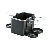 Maxbell Car Armrest Storage Box Auto Accessories Easy Installation Tissue Box Holder Black