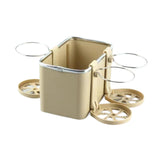 Maxbell Car Armrest Storage Box Auto Accessories Easy Installation Tissue Box Holder Beige