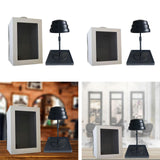 Wig Storage Box with Handle for Closet Organizer Liftable Bracket Travel Box Box 27x27x40.5cm