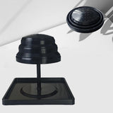 Wig Storage Box with Handle for Closet Organizer Liftable Bracket Travel Box Box 27x27x40.5cm