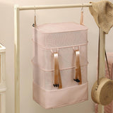 Maxbell Hanging Travel Shelves Bag Packing Cube Portable with Hook Luggage Organizer Khaki