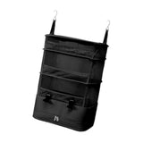 Maxbell Hanging Travel Shelves Bag Packing Cube Portable with Hook Luggage Organizer Black