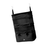 Maxbell Hanging Travel Shelves Bag Packing Cube Portable with Hook Luggage Organizer Black