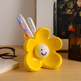 Maxbell Ceramic Pen Holder Modern Makeup Brushes Organizer for Office Desktop School